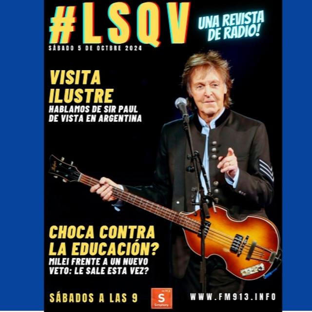 "Welcome sir Paul" - ya podés ver y escuchar #LSQV de hoy - podcast episode cover