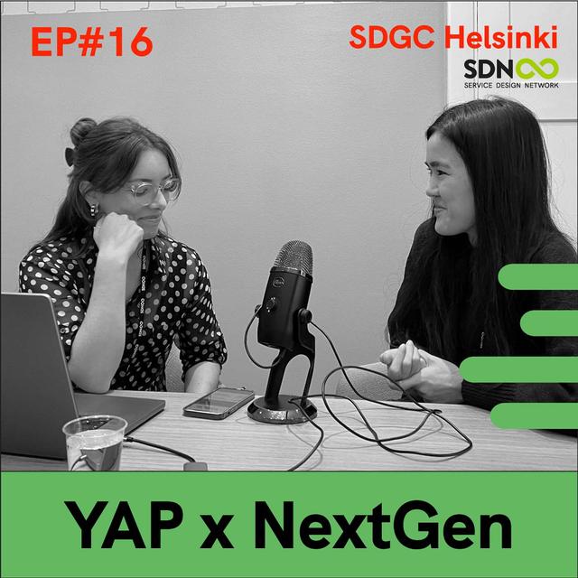 Meet the Next Generation Service Designers (Recorded Live at SDGC Helsinki). - podcast episode cover