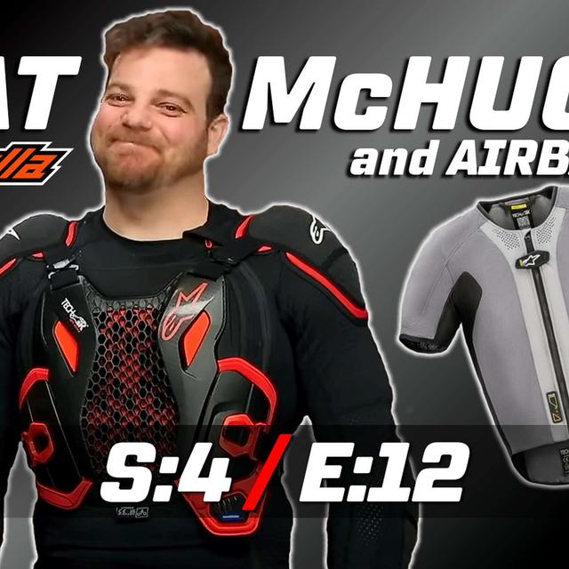 PAT McHUGH from REVZILLA joins to Talk AIRBAGS and STUFF! | Live OnTwoWheels S4:E12 - podcast episode cover