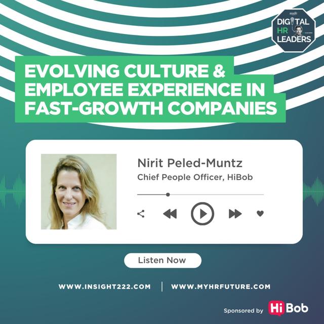 Evolving Culture & Employee Experience in Fast-Growth Companies (an Interview with Nirit Peled-Muntz) - podcast episode cover