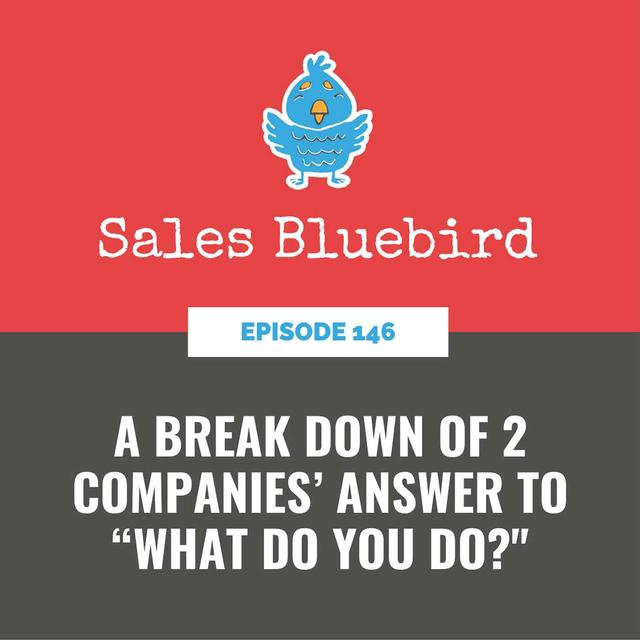146: A break down of 2 companies’ answer to “what do you do?” - podcast episode cover
