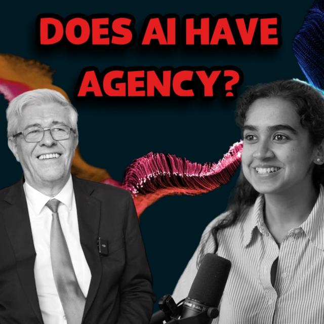 DOES AI HAVE AGENCY? With Professor. Karl Friston and Riddhi J. Pitliya - podcast episode cover