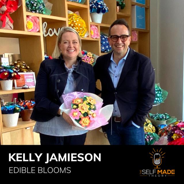 Kelly Jamieson from "Edible Blooms" - podcast episode cover