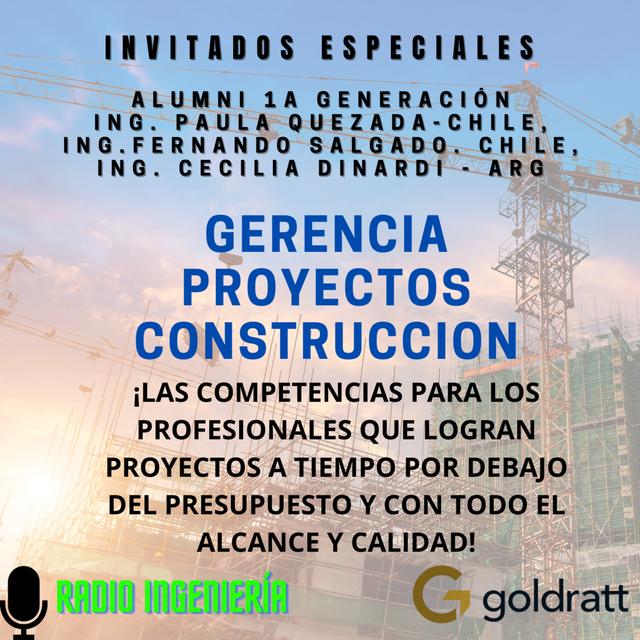 ENTREVISTA RADIO INGENIERIA - CERTIFICACIÓN CADENA CRITICA CONSTRUCCIÓN E INFRAESTRUCTURA - podcast episode cover