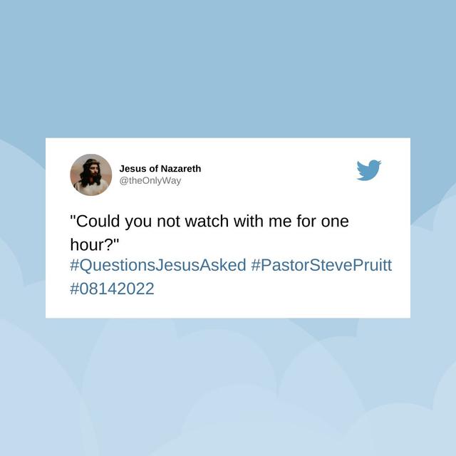 Could you not watch with me one hour? - podcast episode cover