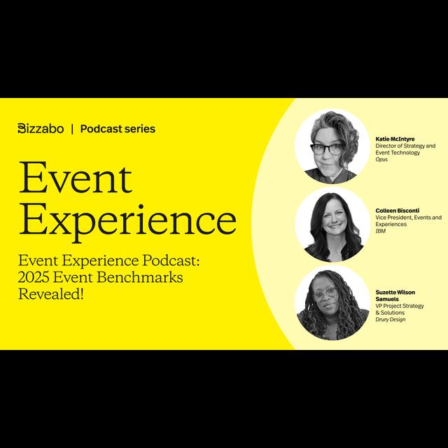 2025 Event Industry Benchmarks: Insights into the Future of In-Person, Immersive, and Sustainable Events - podcast episode cover