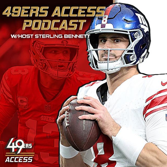 49ers interested in Daniel Jones and Brock Purdy injury update - podcast episode cover