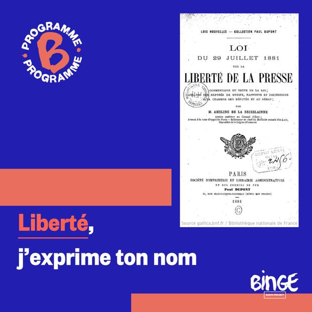 Liberté, j'exprime ton nom - podcast episode cover