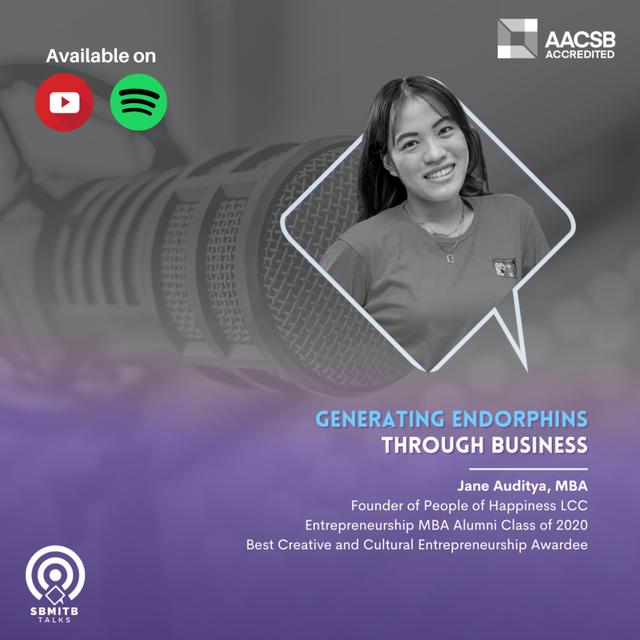 #SBMITB TALKS EP 68: GENERATING ENDORPHINS THROUGH BUSINESS - podcast episode cover