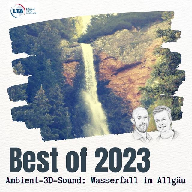 ASMR Wasserfall im Allgäu: Ambient 3D-Sound zum Einschlafen - podcast episode cover