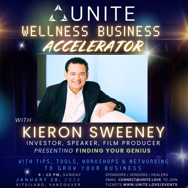 Magnetize Your Dreams . Amplify Your Impact ~ Kieron Sweeney ~ UNITE Wellness Business Accelerator - podcast episode cover