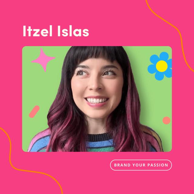121. Itzel Islas on releasing collections, running a successful sticker club & scaling outside social media - podcast episode cover