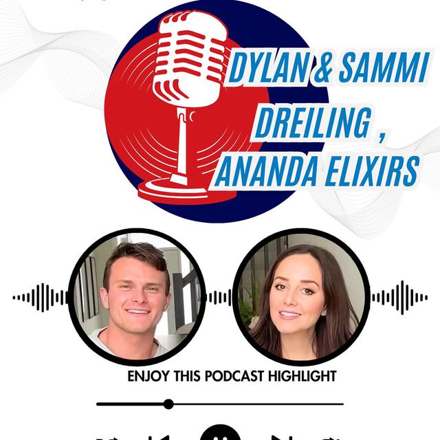 Episode #190 Samantha and Dylan Dreiling, Founders of Supershroom soda by Ananda Elixirs - podcast episode cover