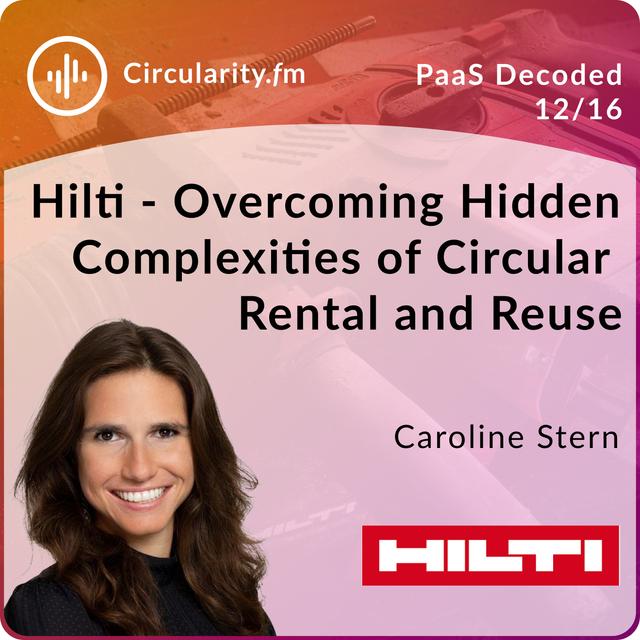 Hilti - Overcoming Hidden Complexities of Circular Rental and Reuse - podcast episode cover
