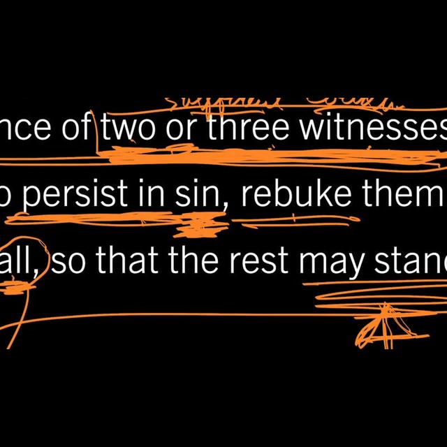 Find the Truth to Protect Both Elders and Sheep: 1 Timothy 5:19–20 - podcast episode cover