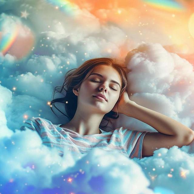 Floating On A Cloud Guided Meditation For Stress And Anxiety - podcast episode cover