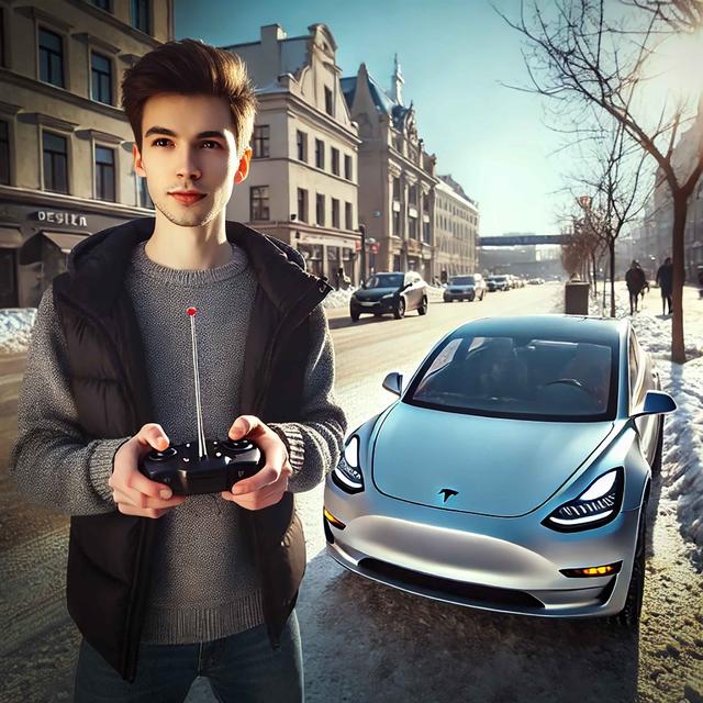 Teslas lösning på självkörning: fjärrstyrning - podcast episode cover