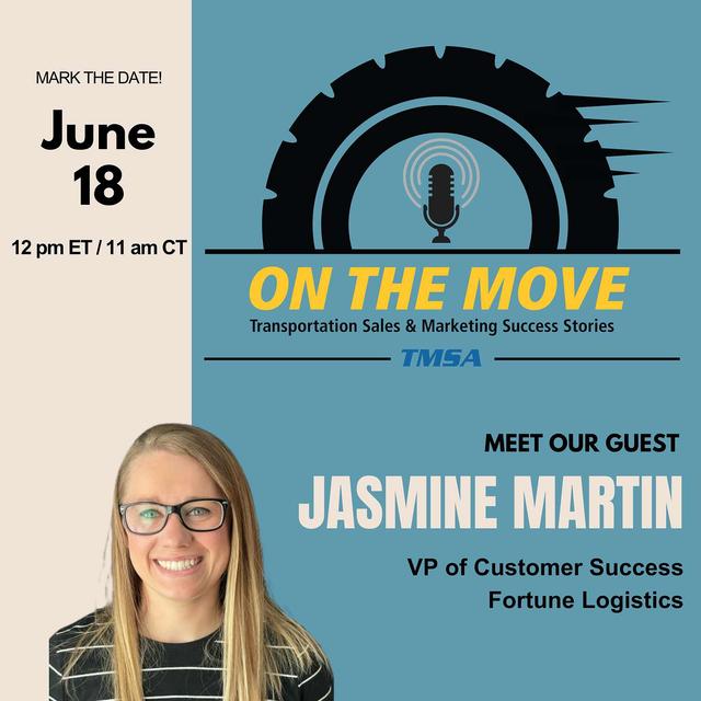 Navigating Customer Success in Transportation with Jasmine Martin - podcast episode cover