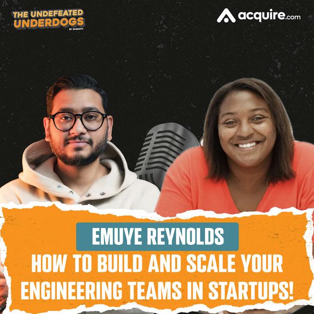 Emuye Reynolds - How to build and scale your engineering teams in startups! - podcast episode cover