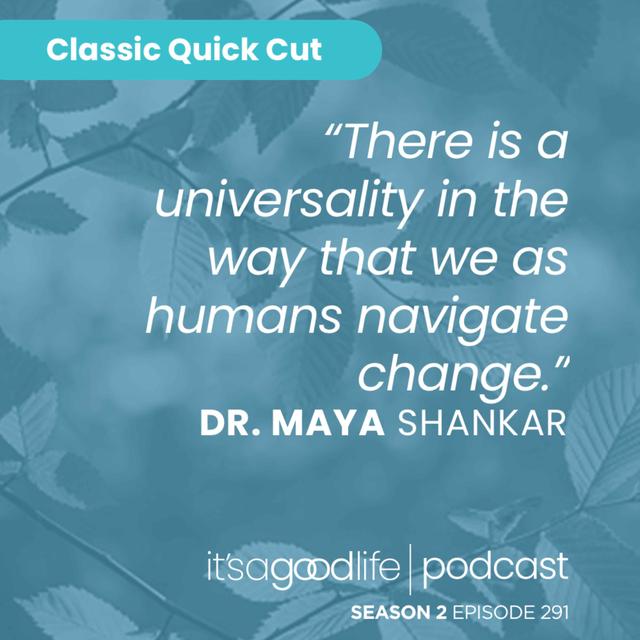 Quick Cut: S2E291 A Slight Change of Plans with Dr. Maya Shankar - podcast episode cover