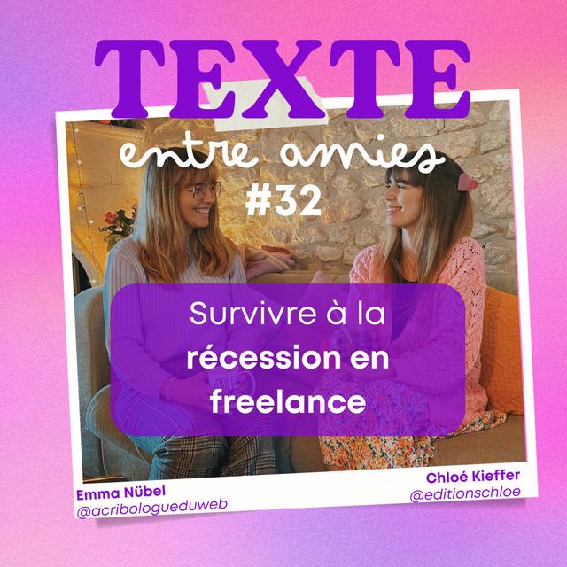 #32 - Survivre à la récession en freelance - podcast episode cover