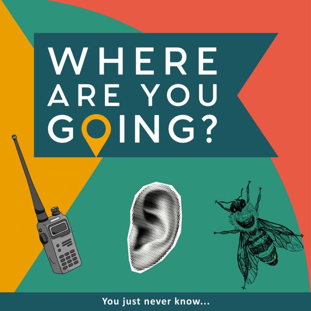 A walkie talkie. some bees and a thirsty dog - podcast episode cover