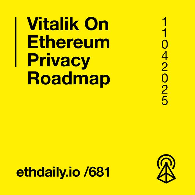 Vitalik On Ethereum Privacy Roadmap - podcast episode cover