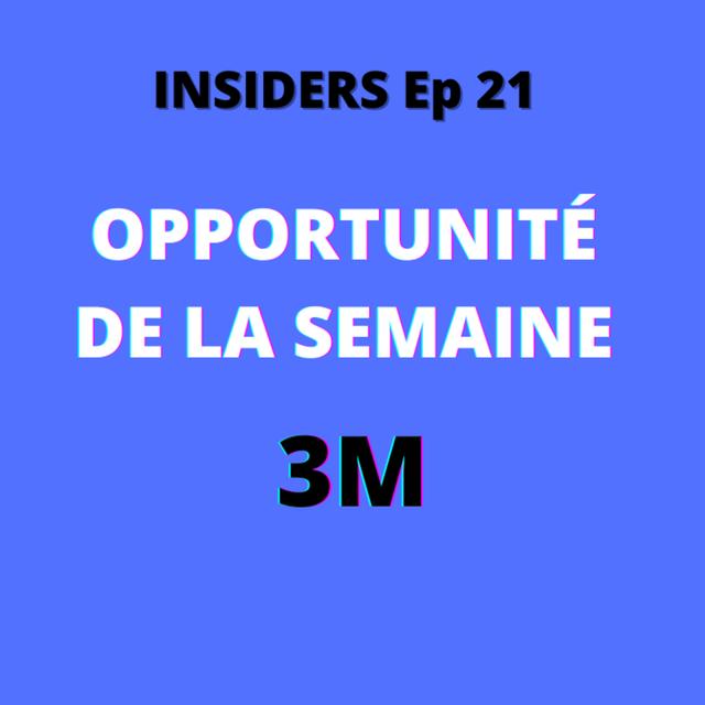 Saisir l'opportunité de la semaine : 3M - podcast episode cover