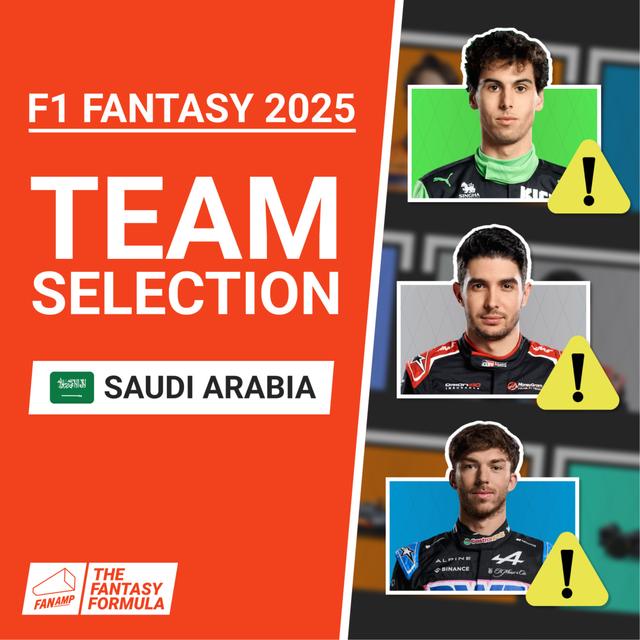 F1 Fantasy: Best Lineups for the Saudi Arabian GP 2025 | The Fantasy Formula - podcast episode cover