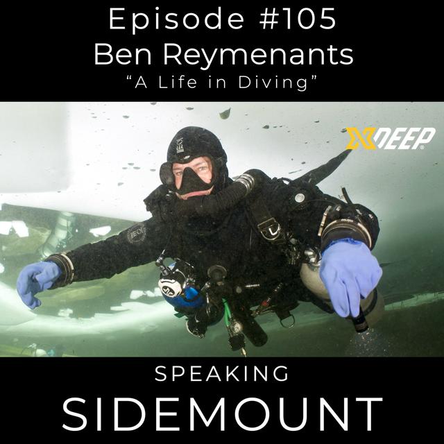 E105 Ben Reymenants - "A Life in Diving" - podcast episode cover