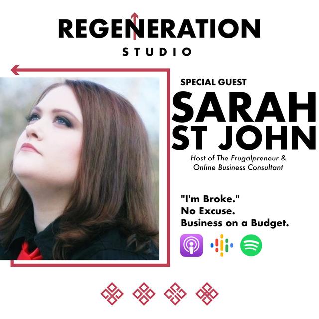Journey 038 - I'm Broke. No Excuse. Business on a Budget. With Sarah St John - podcast episode cover