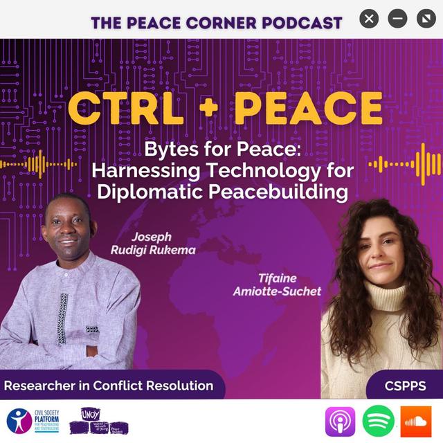 Bytes for Peace: Harnessing Technology for Diplomatic Peacebuilding (S08 E10) - podcast episode cover