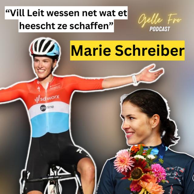 Marie Schreiber huet am Cyclo-Cross de perfekte Sport fonnt - GËLLE FRO EP. 88 - podcast episode cover