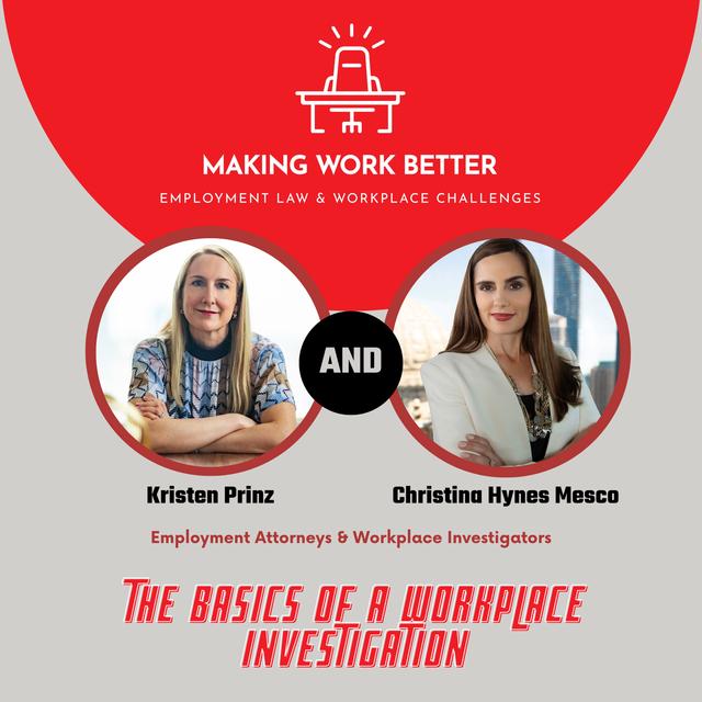 Ep. 9 – The Basics of a Workplace Investigation (Investigations II) - podcast episode cover