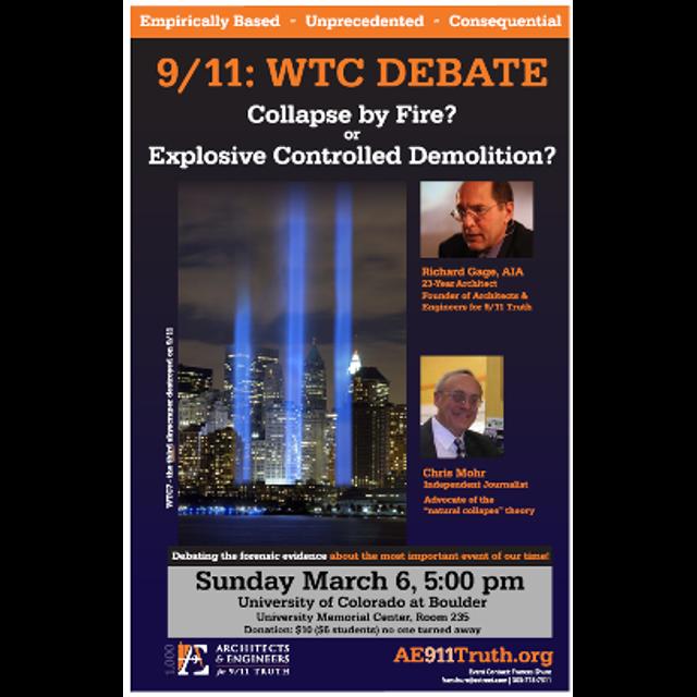 9/11 WTC Debate:  Collapse by fire or explosive controlled demolition? - podcast episode cover