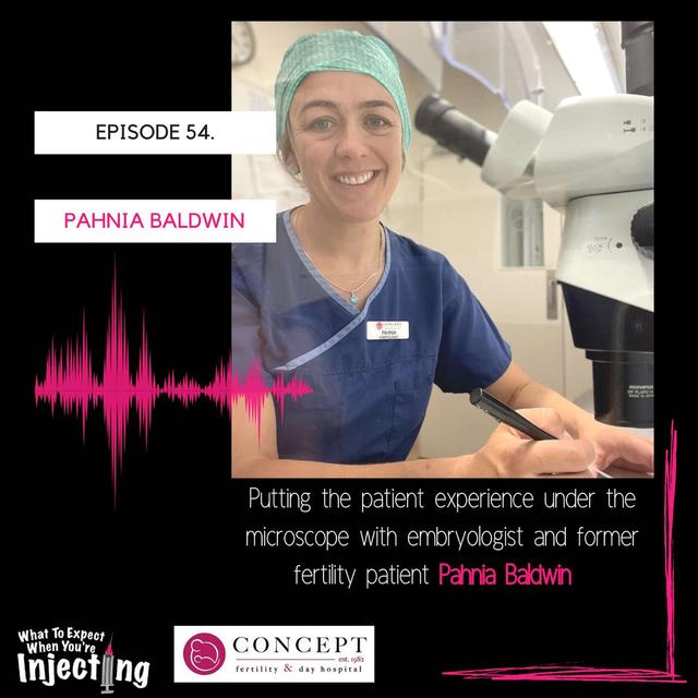 #54 The embryologist turned patient with Pahnia Baldwin - podcast episode cover