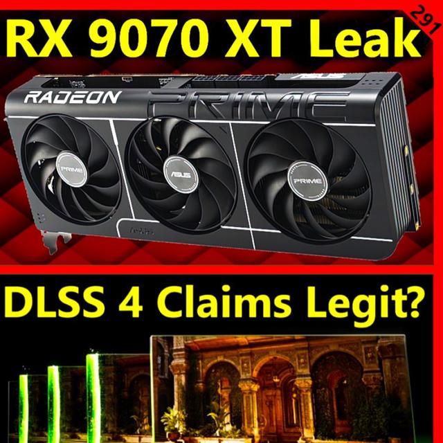 291. AMD RX 9070 XT Leak, Nvidia RTX 5090 Performance, DLSS 4 Claims | Alderon Games - podcast episode cover