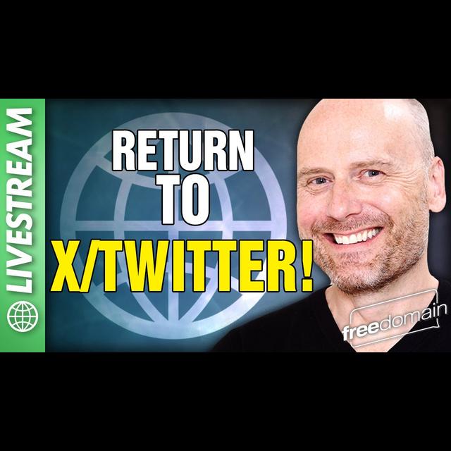5988 MY RETURN TO TWITTER! - podcast episode cover