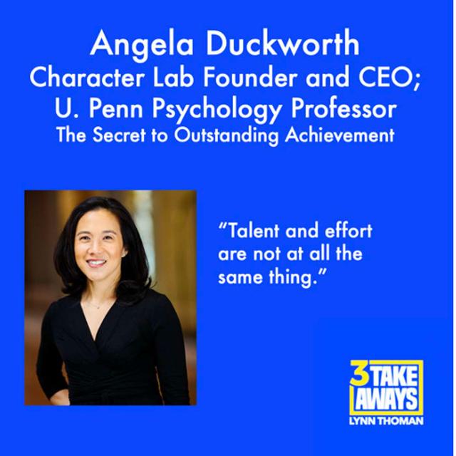 The Secret to Outstanding Achievement: Character Lab Founder and CEO Angela Duckworth (#52) - podcast episode cover