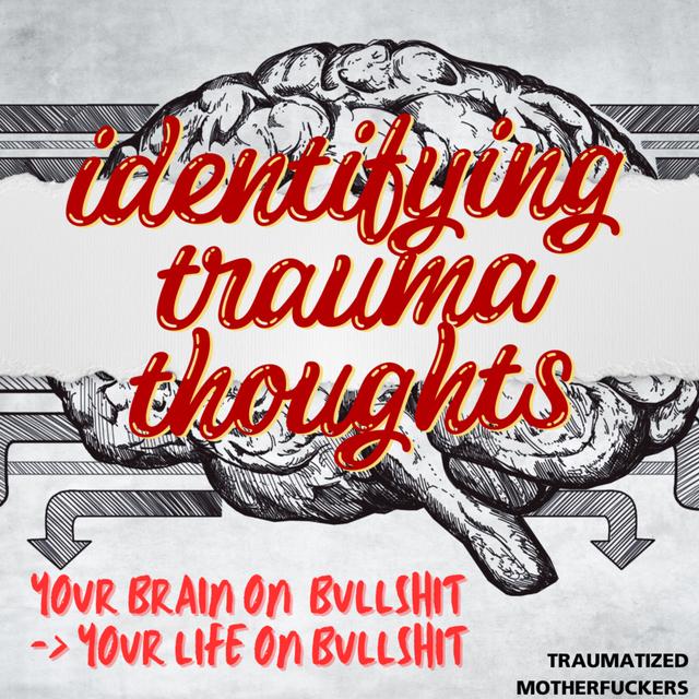 Trauma Thoughts | Identifying and Deprogramming Cognitive Bullshit - podcast episode cover