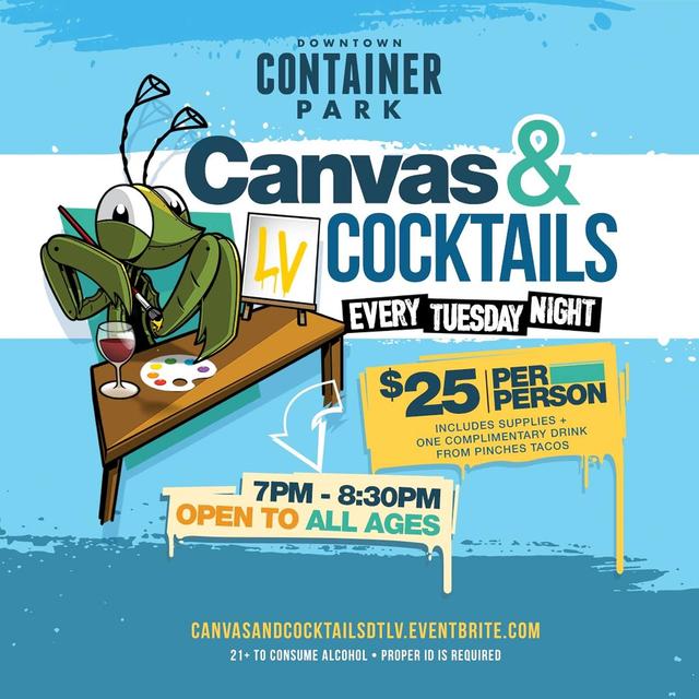 Canvas & Cocktails are the perfect pair in Downtown Las Vegas with Shantalle Caldwell - podcast episode cover