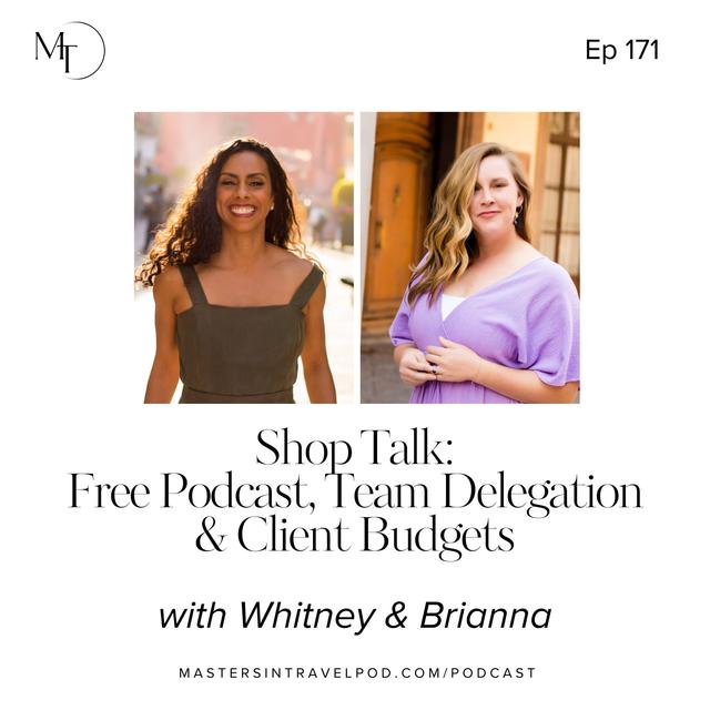 Ep 171 Shop Talk: Free Podcast, Team Delegation & Client Budgets - podcast episode cover