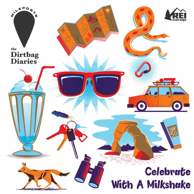 Mileposts--Celebrate with a Milkshake - podcast episode cover