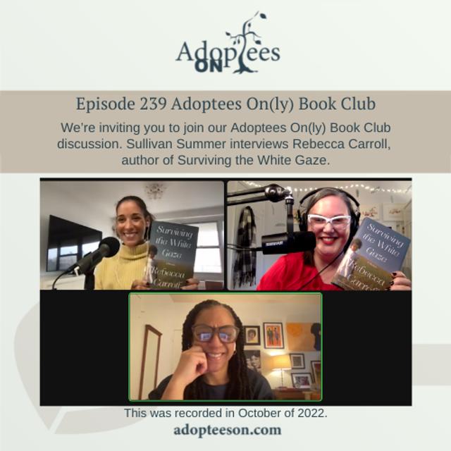 Adoptees Only Book Club with Rebecca Carroll - podcast episode cover