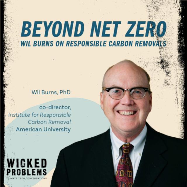 Wil Burns: Responsible Carbon Removals - podcast episode cover
