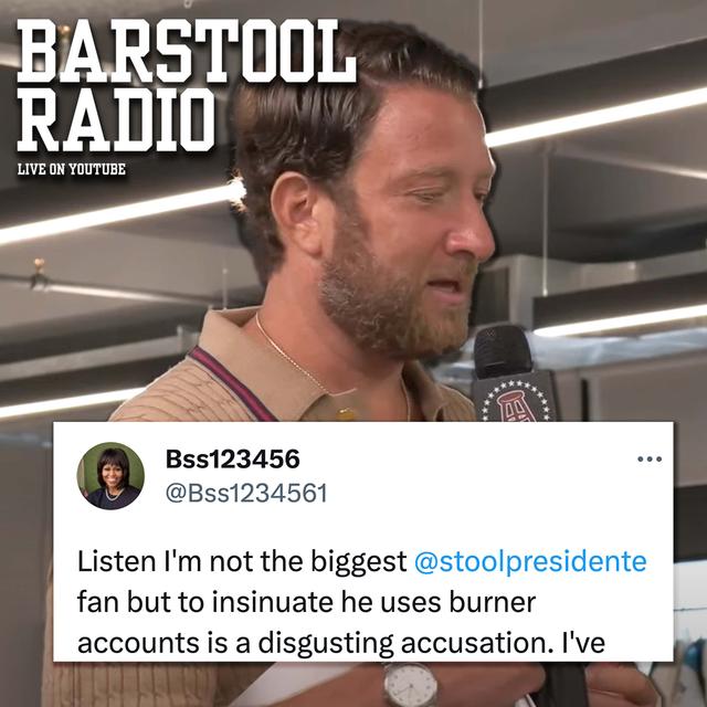 Bss123456 Responds to the Accusation that Barstool Uses Twitter Burner Accounts - podcast episode cover
