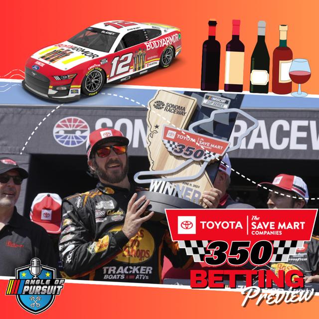 Top Picks for the Toyota Save Mart 350 At Sonoma: Nascar Betting Picks! - podcast episode cover