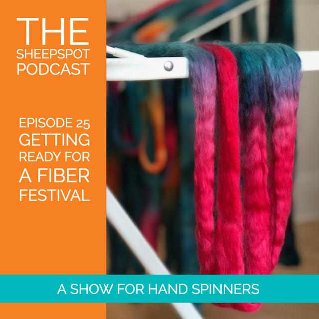 Episode 25: Getting Ready for a Fiber Festival - podcast episode cover