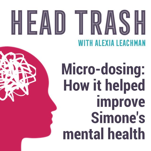 Micro-dosing for mental health, Simone's story - podcast episode cover