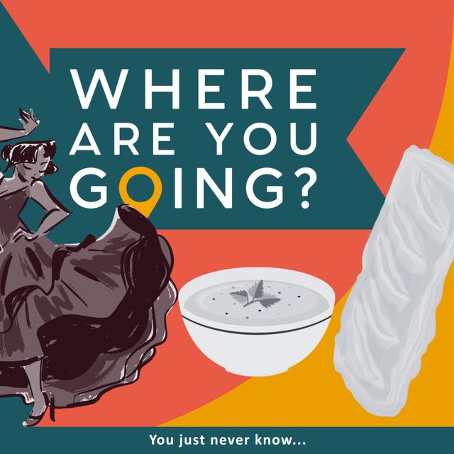 A pasty, dancers + some soup - podcast episode cover